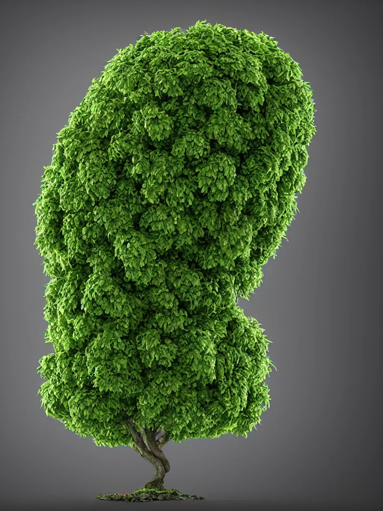 Image similar to highly detailed 3 d render of a mythical tree with sparse leaves of tomatoes and mozzarella balls and basil leaves, hyper realistic octane render, cinematic lighting, deviantart, lowbrow, surrealism, pixar still