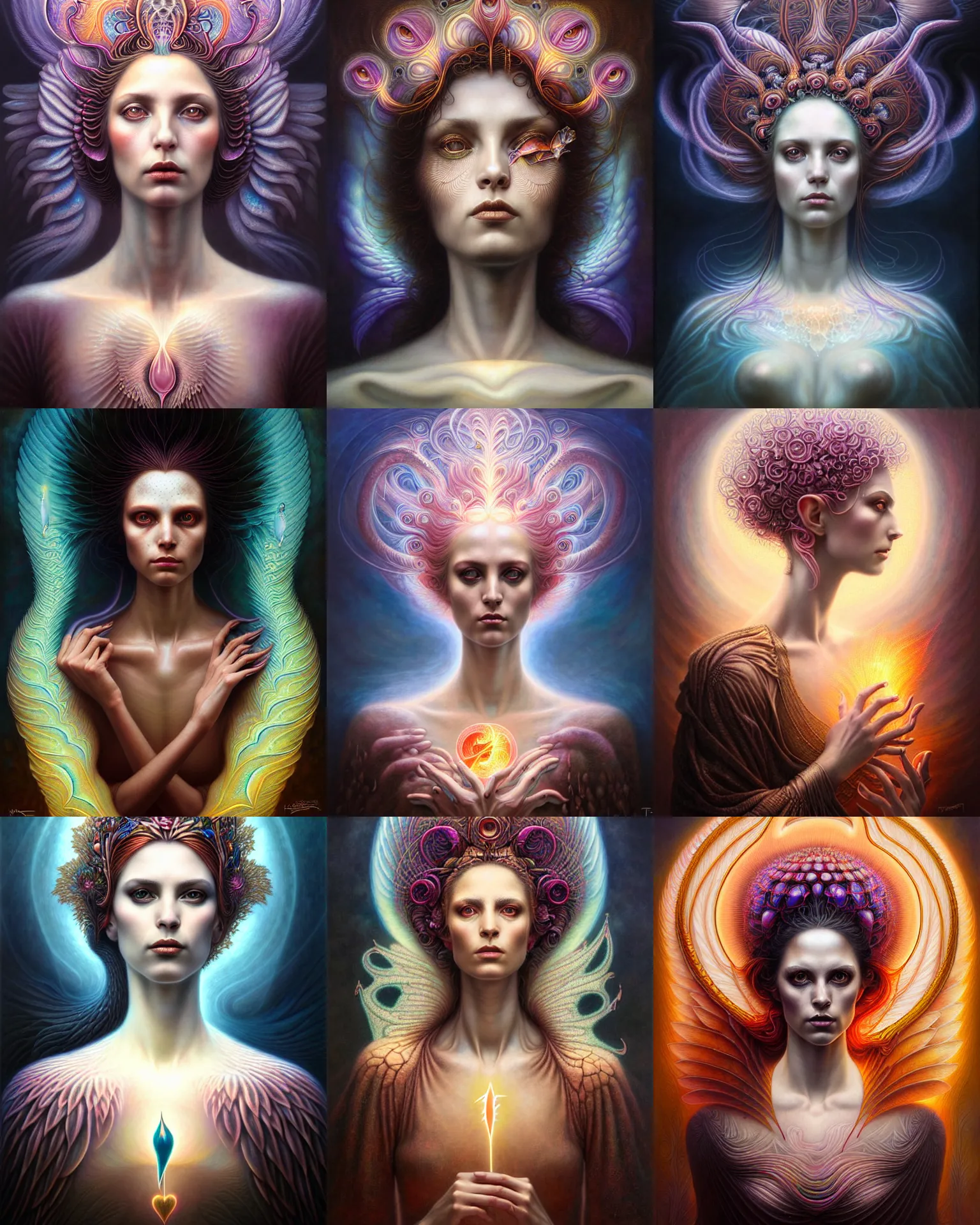 Prompt: a detailed portrait of dreampunk goddess ( flamingo ) fractal ) ( glass ) ( lightning ) beautiful! by tomasz alen kopera and peter mohrbacher and johanna martine! and margaret keane! elegant alluring