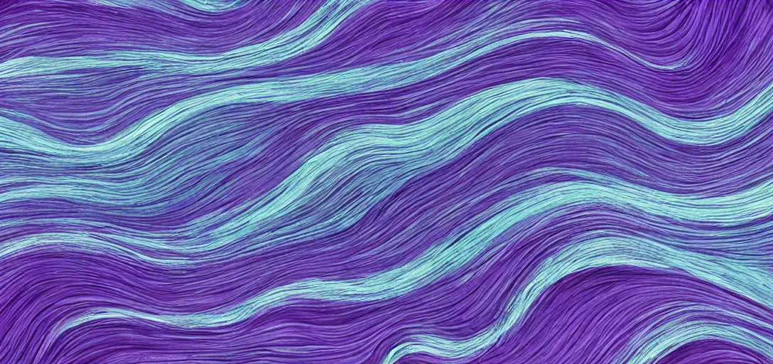 Prompt: ephemeral waves, purple