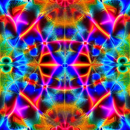 Image similar to fractal art, colorful, psychadelic, fractals