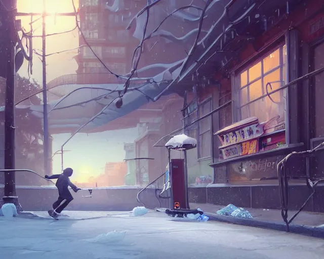 Image similar to Highly detailed portrait of homeless Joe Biden barefooted chasing the ice cream truck, in GTA V, Stephen Bliss, unreal engine, fantasy art by Greg Rutkowski, Loish, Rhads, ferdinand knab, Makoto Shinkai and Lois van baarle, ilya kuvshinov, rossdraws, Tom Bagshaw, global illumination, radiant light, detailed and intricate environment