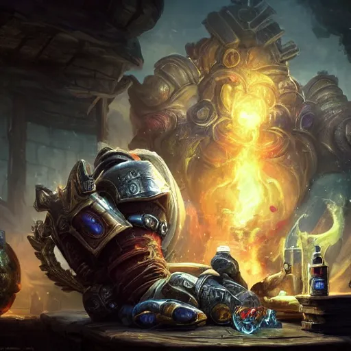 Image similar to bill cosby as an alchemist, mixing potions, league of legends amazing splashscreen artwork, gears of war, splash art, natural light, elegant, photorealistic facial features, intricate, fantasy, detailed face, atmospheric lighting, anamorphic lens flare, cinematic lighting, league of legends splash art, hd wallpaper, ultra high details by greg rutkowski