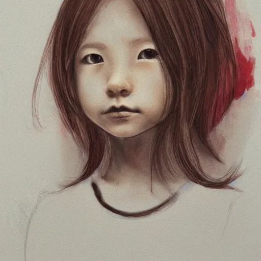 Image similar to portrait of a girl made by makoto shinkay