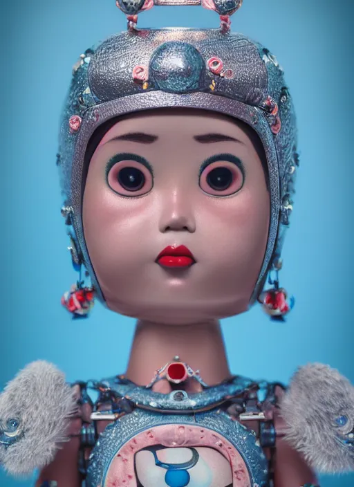 Prompt: closeup profile portrait of tin toy bjork eskimo igloo bikini, depth of field, zeiss lens, detailed, symmetrical, centered, fashion photoshoot, by nicoletta ceccoli, mark ryden, lostfish, breathtaking, 8 k resolution, extremely detailed, beautiful, establishing shot, artistic, hyperrealistic, octane render