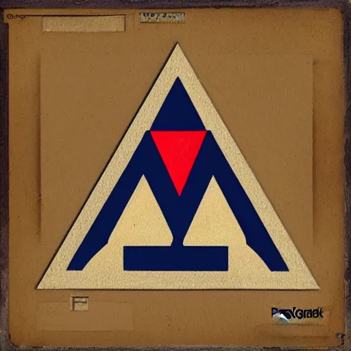Image similar to polaroid photo, oldschool 8 0 s pyramid!!! triangular!!! cardboard!!! soviet ussr milk pack, blue, red, white, in game pathologic 2, unreal engine,