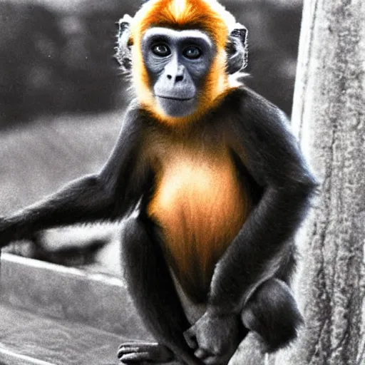 Image similar to Putin as a monkey