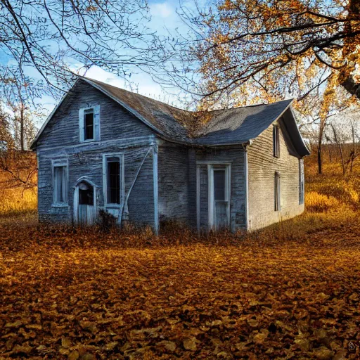 Prompt: a symmetrical and detailed gold metal crown forgotten abandoned, autumn dawn, by Andrew Wyeth and Matt Emmett, ligne claire, 4k, featured on 500px