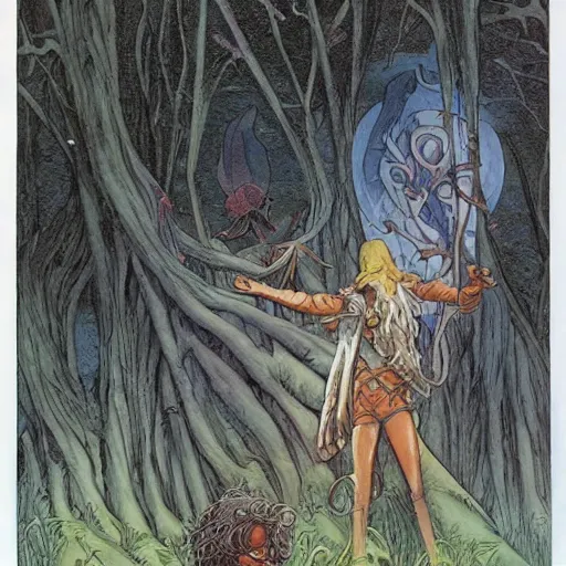 Prompt: art by charles vess