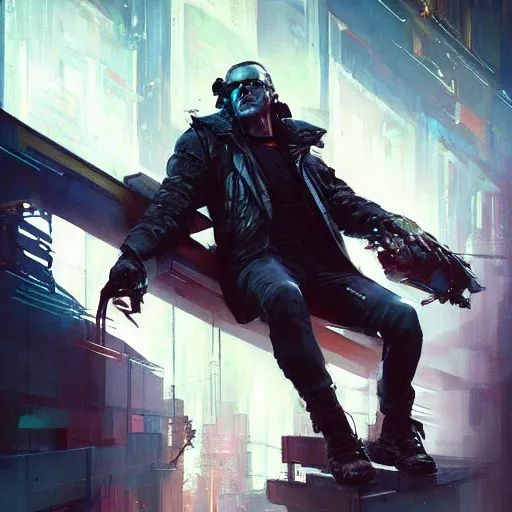 Image similar to cyberpunk, cyberspace, neuromancer, painted by greg rutkowski, painted by bobby chiu, painted by igor kieryluk, digital art, trending on artstation