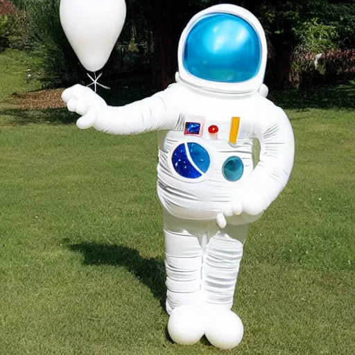 Image similar to a balloon shaped like an astronaut