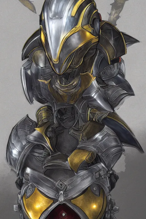 Image similar to helmet armor guardian destiny in witch queen illumination ray tracing hdr fanart arstation by sung choi robot ninja mask and eric pfeiffer and gabriel garza and casper konefal