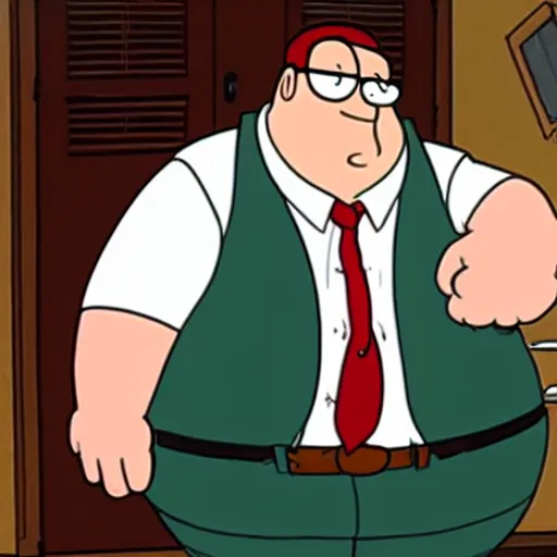 Image similar to peter griffin in the sopranos