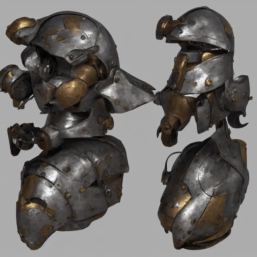 Prompt: medieval mecha helmet, unreal engine, 8 k, ultra realistic, ultra detail