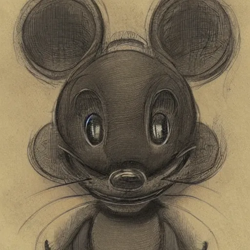 Image similar to portrait of crazy the mantis + mickey mouse chimera, symmetrical, by jean - baptiste monge