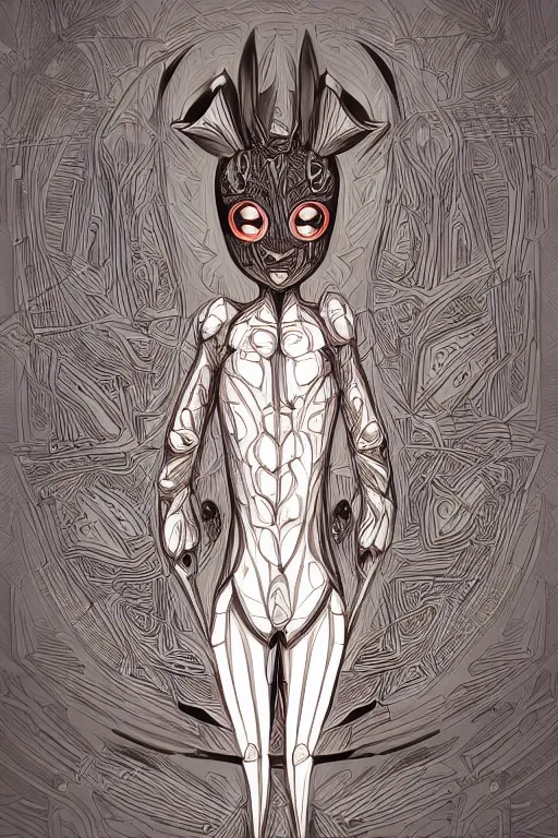 Image similar to carrot humanoid, symmetrical, highly detailed, digital art, sharp focus, trending on art station, anime art style