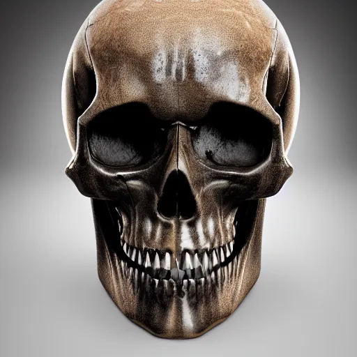 Image similar to A photo of a skull of an Alien, strange object, Alien skull, alien, professional photograph, studio lighting, highly detailed