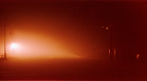 Prompt: kodak portra 4 0 0 photo of vagrant at night volumetric fog