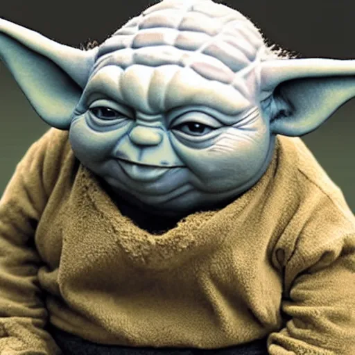 Image similar to obese Yoda