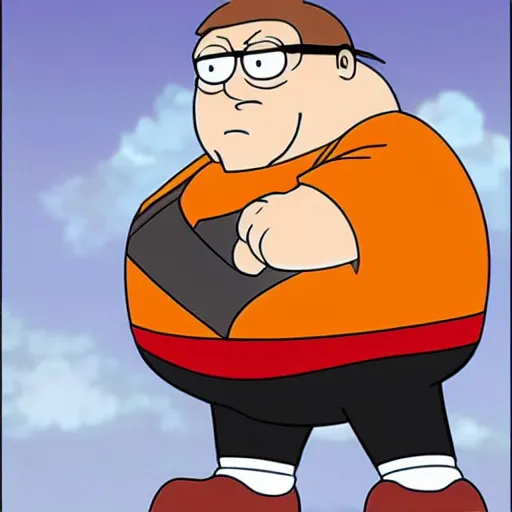 Prompt: peter griffin in anime style - n 6