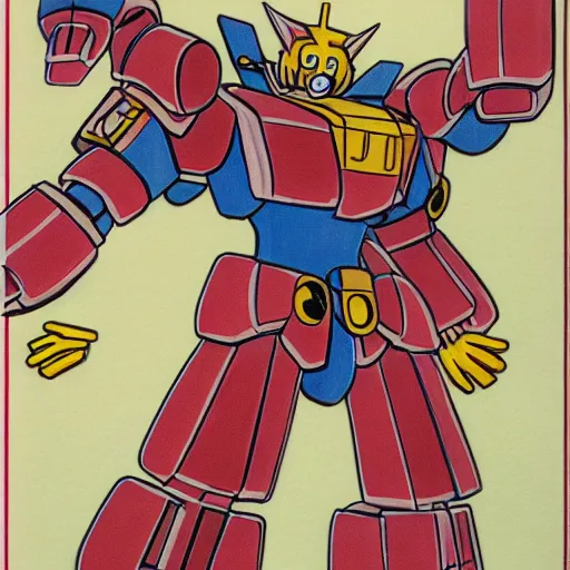 Image similar to intricate design of fruit robot by go nagai, gundam