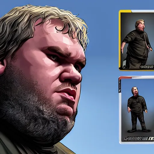 Prompt: hodor in gta v, cover art, good detail