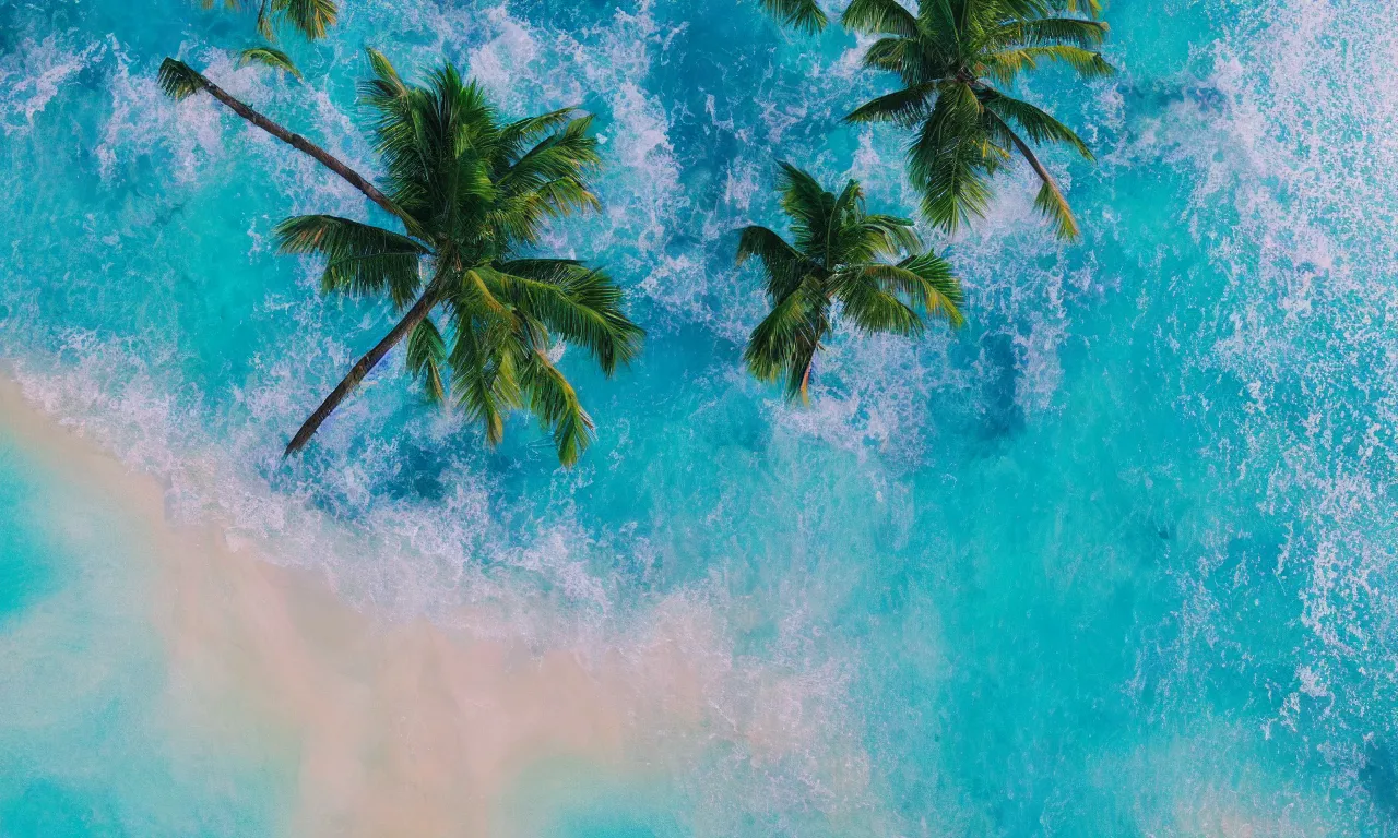 Image similar to paradise beach by alena aenami artworks in 4 k