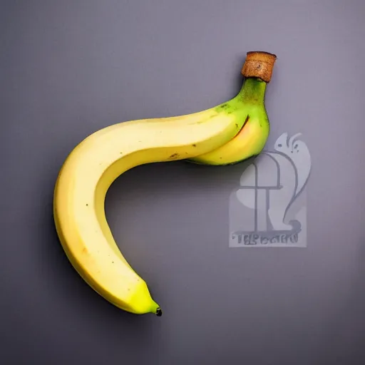 Prompt: A banana shaped bong, food photography