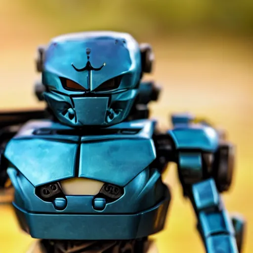 Prompt: bionicle, photo, close up