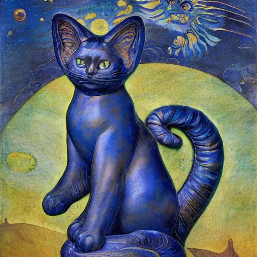 Image similar to cloisonne sculpture of a cat in a spacesuit, by annie swynnerton and diego rivera and nicholas roerich and jean delville, symbolist, dramatic lighting, god rays, art brut, rich colors, smooth, sharp focus, extremely detailed, adolf wolfli, by janet fish and ( donato giancola and bilibin )