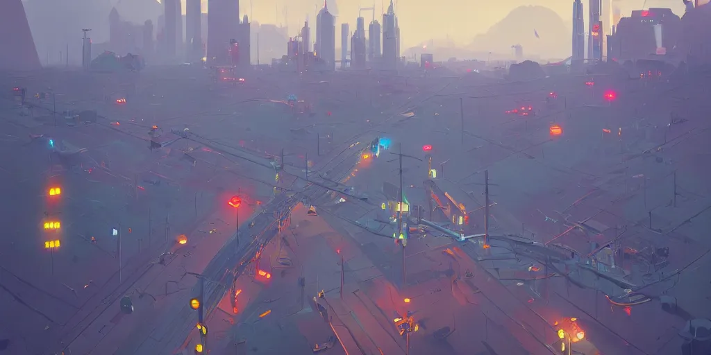 Image similar to Nashville Tennessee by Goro Fujita and Simon Stalenhag , 8k, trending on artstation, hyper detailed, cinematic