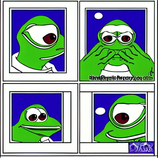 Pepe the frog as a chad meme, hyperrealistic, 8k