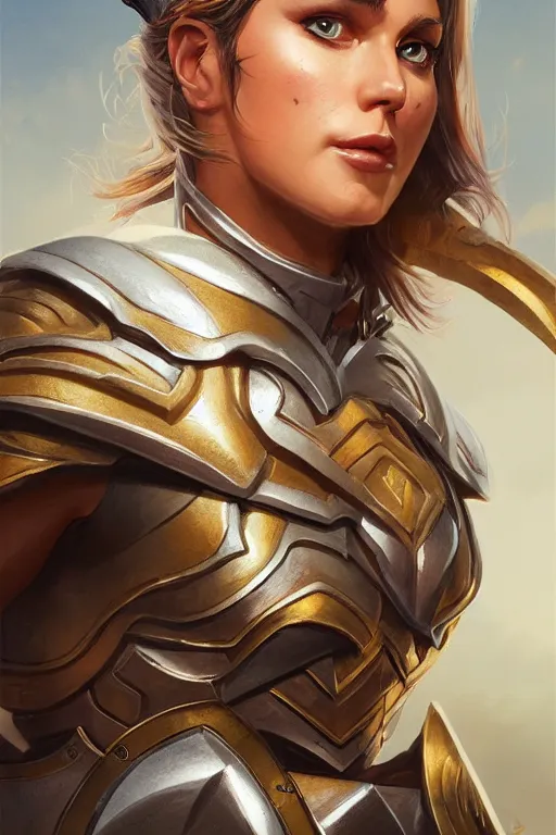 Image similar to amazon valkyrie athena, d & d, fantasy, portrait, highly detailed, headshot, digital painting, trending on artstation, concept art, sharp focus, illustration, art by artgerm and greg rutkowski and magali villeneuve