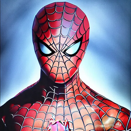 Image similar to ultra realistic portrait painting of spiderman, art by akira toriyama, 4 k, dragon ball artstyle, cel shaded, highly detailed, epic lighting