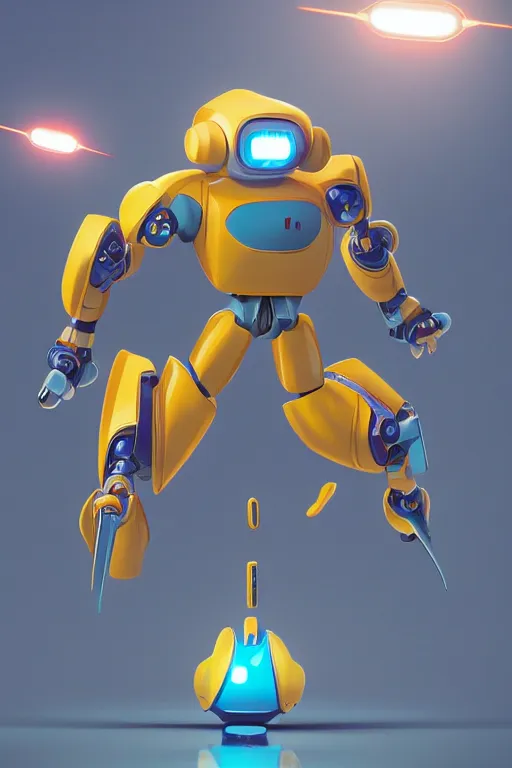 Image similar to metabots medabots medarotto medarot robot minimalist comics, behance hd by jesper ejsing, by rhads, makoto shinkai and lois van baarle, ilya kuvshinov, rossdraws global illumination ray tracing hdr radiating a glowing aura