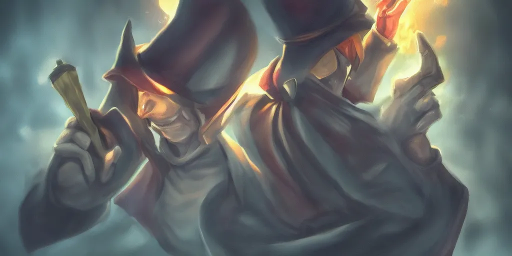 Image similar to cards!!! twisted fate, fan art, soft lighting