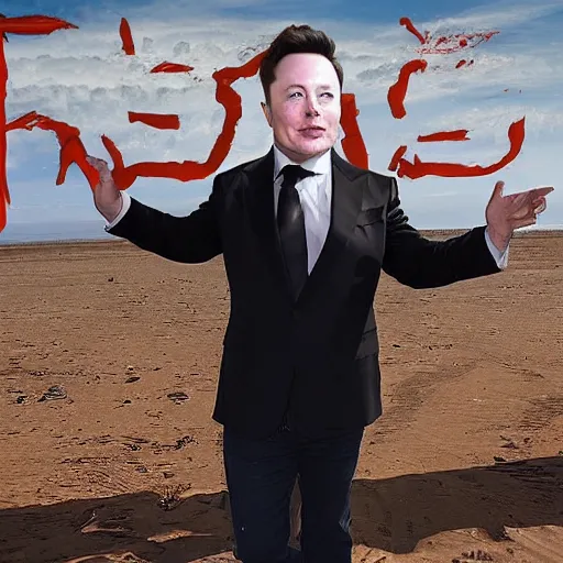 Image similar to elon musk saving the world