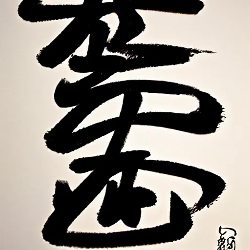 Image similar to zen calligraphy ink