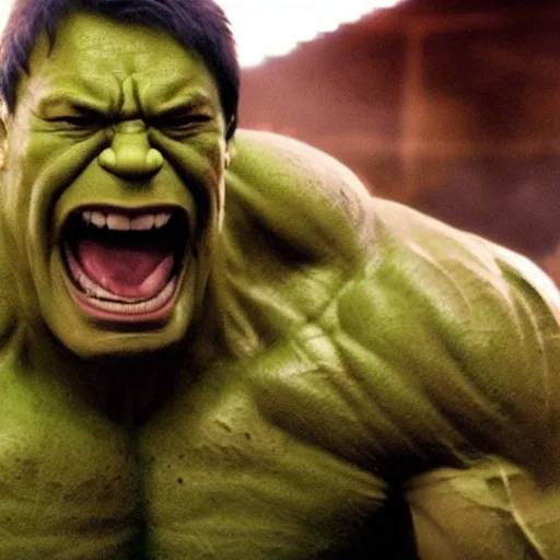 Prompt: Dwayne Johnson as The Hulk