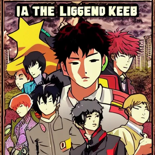Image similar to the legend of korea in the style of cowboy bebop