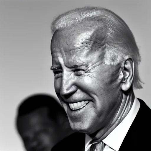 Image similar to Joe Biden in a 90's rap album cover