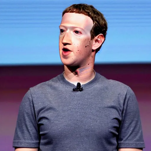 Prompt: facebook ceo mark zuckerberg as a cyborg
