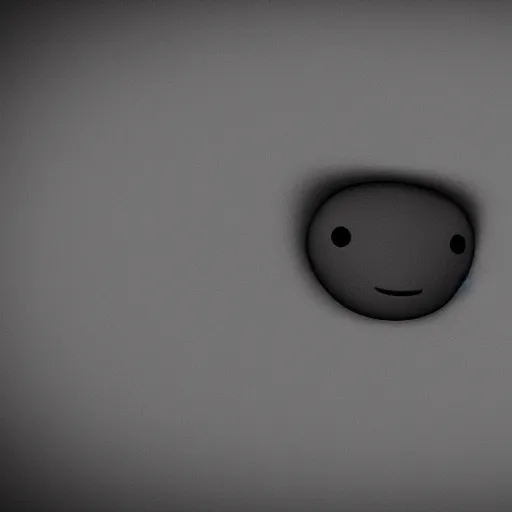 Prompt: sad blob with a detailed face, 3 d render, rendered lighting