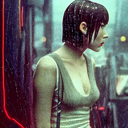 Prompt: pippi in Bladerunner