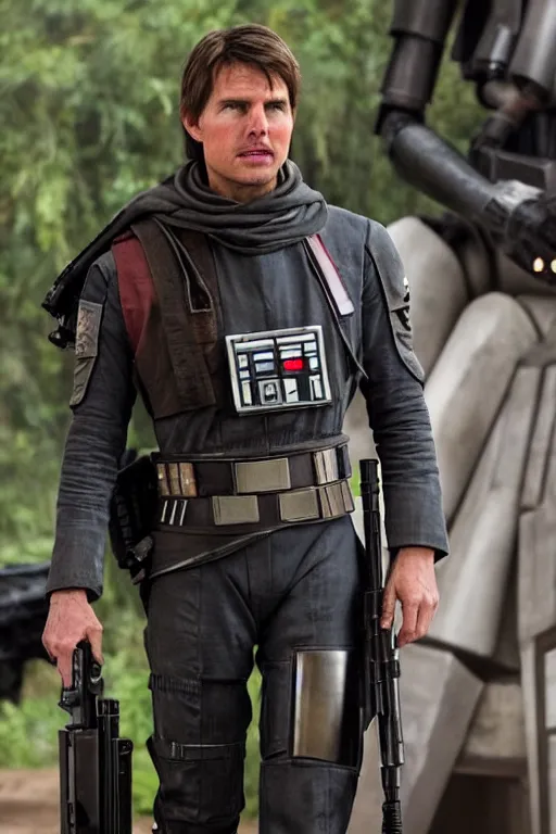 Prompt: Tom Cruise in Rogue One: A Star Wars Story (2016)