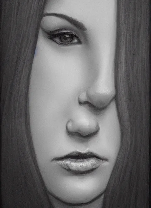 Image similar to Female face portrait. reddit.com/r/Art/top/?sort=top&t=all