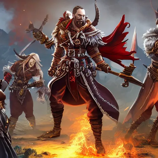 Image similar to divinity original sin 2, div os 2, div 2, group chat icon