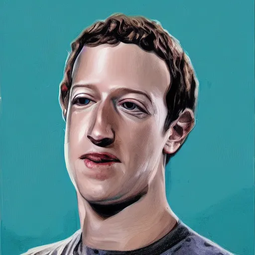 Image similar to portrait of mark zuckerberg as a girl