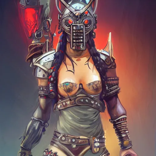 Image similar to cyberpunk viking helmet mask warrior goddess robot ninja fantasy, art gta 5 cover, official fanart behance hd artstation by jesper ejsing, by rhads, makoto shinkai and lois van baarle, ilya kuvshinov, ossdraws