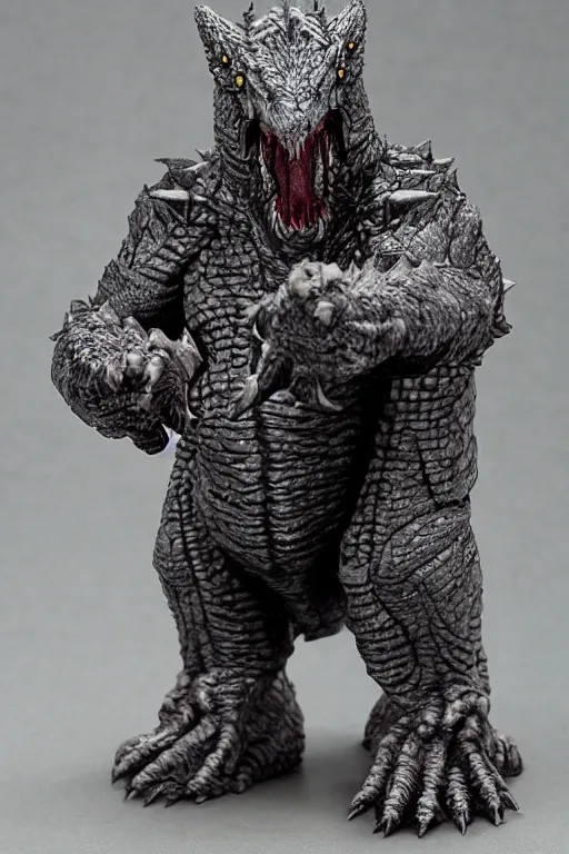 Image similar to kaiju action figure portrait by jason edminton