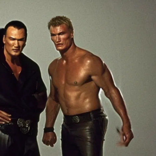 Image similar to steven seagal and dolph lundgren - c 0. 0 0 0 1